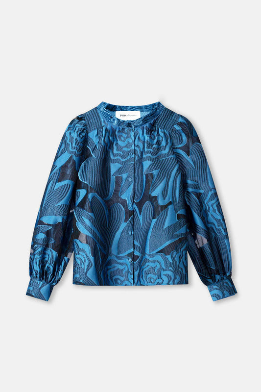 POM Amsterdam Blouses BLOUSE - Dashing Nights Organza