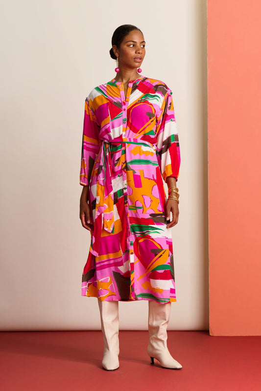 POM Amsterdam Dresses Multi colour / 34 JURK - Cape Town