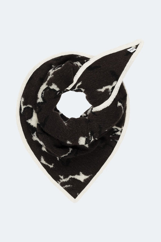 POM Amsterdam Scarves Multi colour / OS SJAAL - Hero Animal Brown White