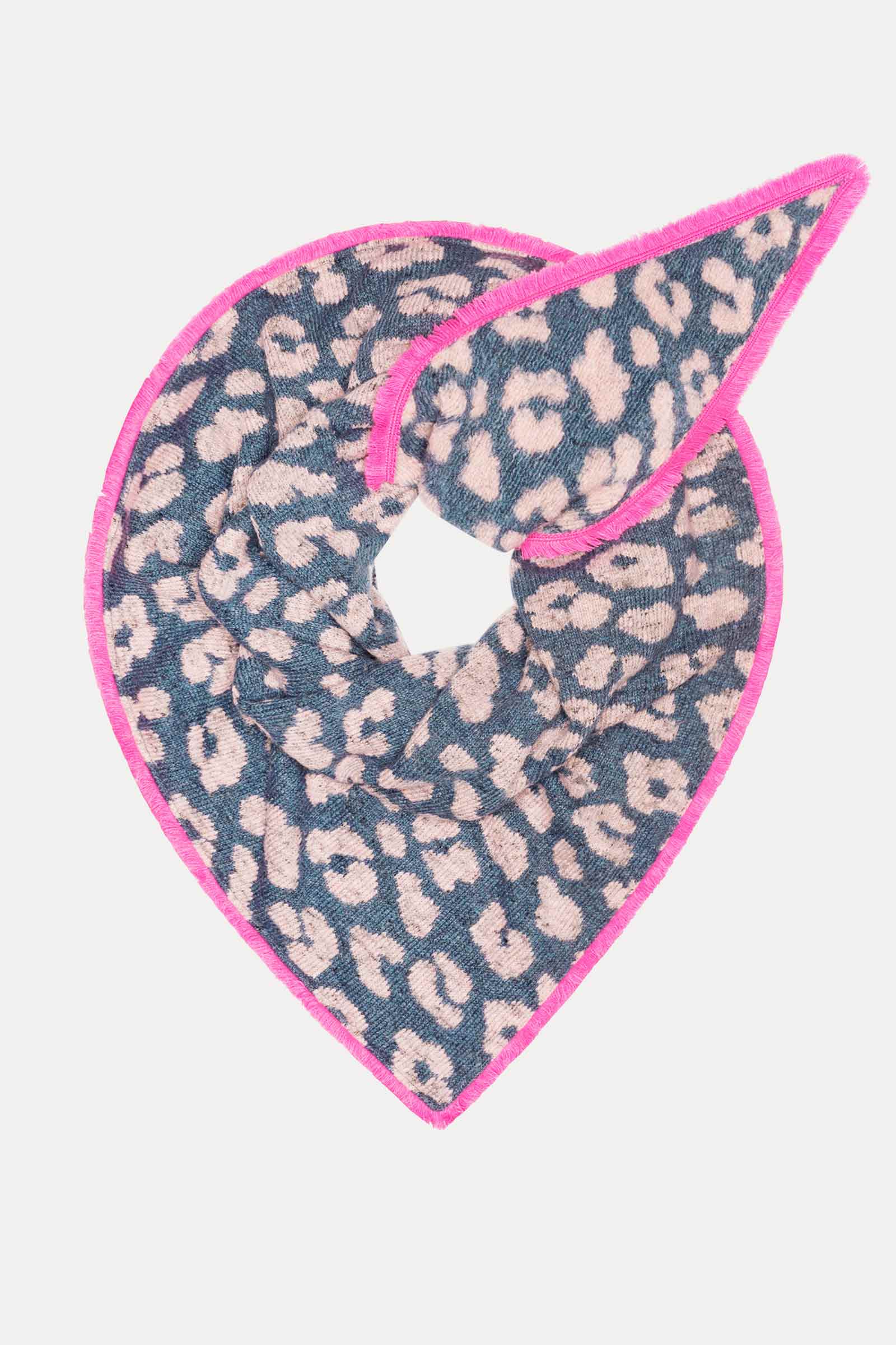 POM Amsterdam Shawls Grey / OS SJAAL - Leopard Grey