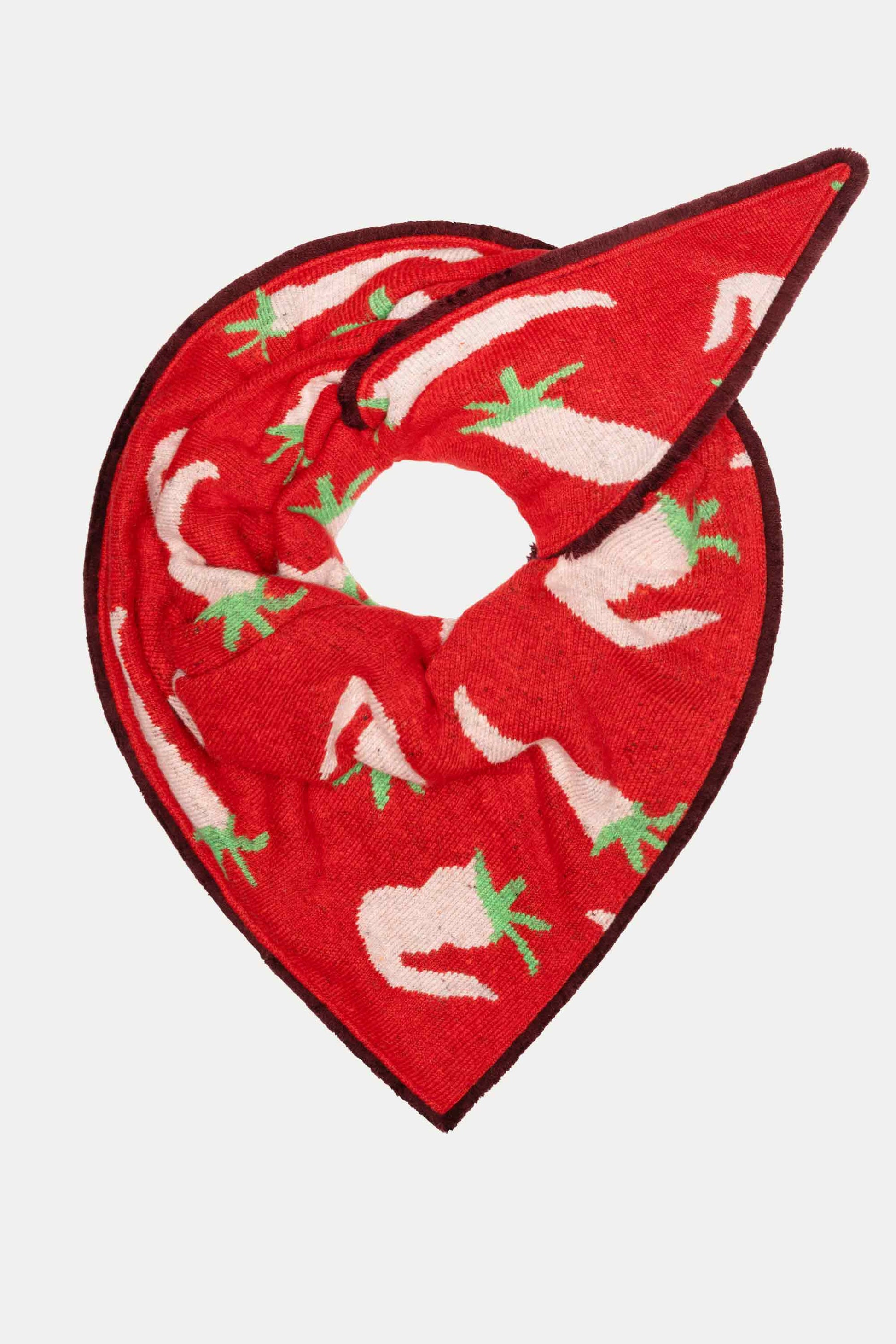 POM Amsterdam Shawls Red / OS SJAAL - Pepper Garden