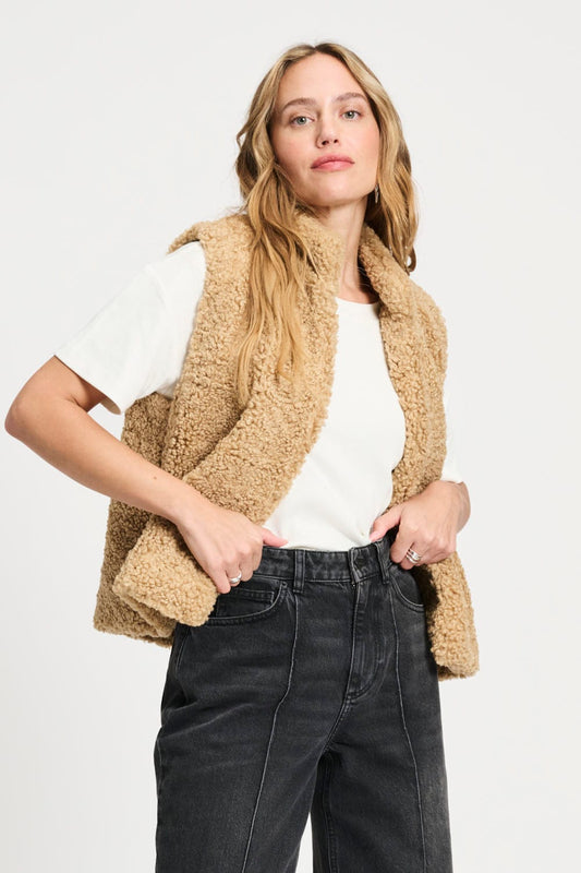 Gilet Teddy Love Vintage Brown