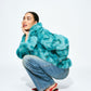 JAS - Cleo Teal Green Animal