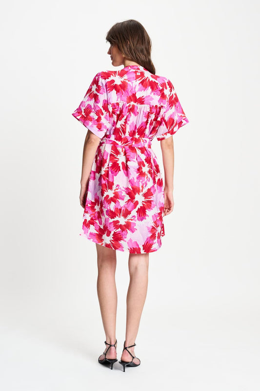 POM Amsterdam Dresses JURK - Bubble Bloom Lavender