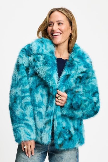 JAS - Cleo Teal Green Animal