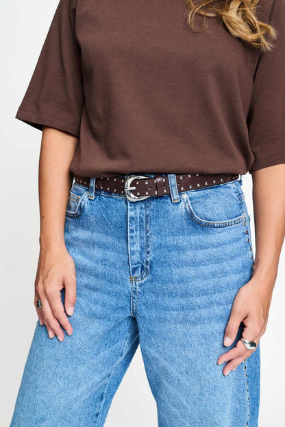 POM Amsterdam Belts Brown / 75 RIEM- Rani Chocolate Brown