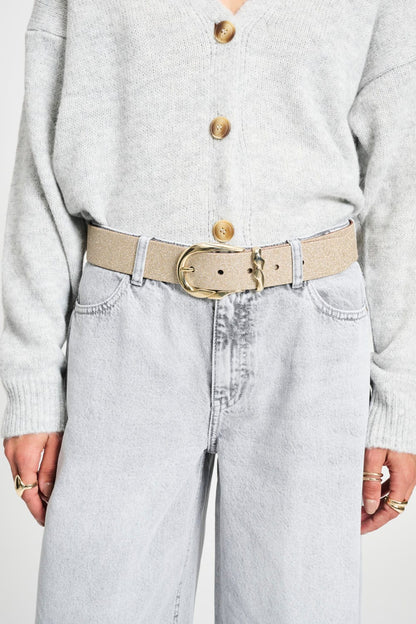 POM Amsterdam Belts Multi colour / 75 RIEM -  Stardust Gold