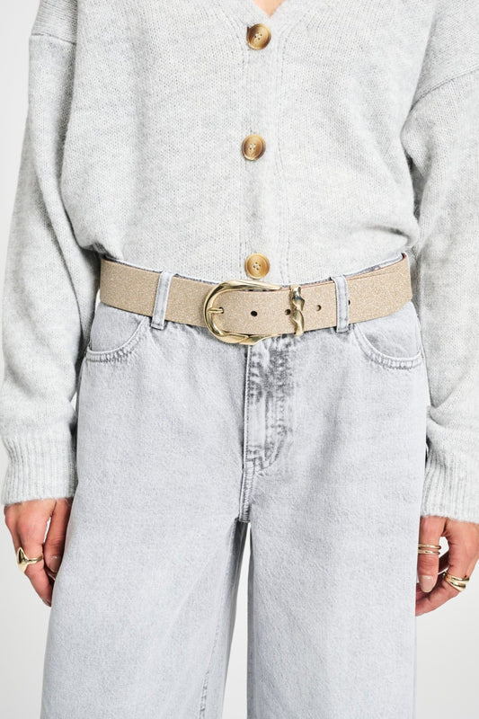 POM Amsterdam Belts Multi colour / 75 RIEM -  Stardust Gold
