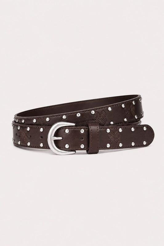 POM Amsterdam Belts RIEM- Rani Chocolate Brown
