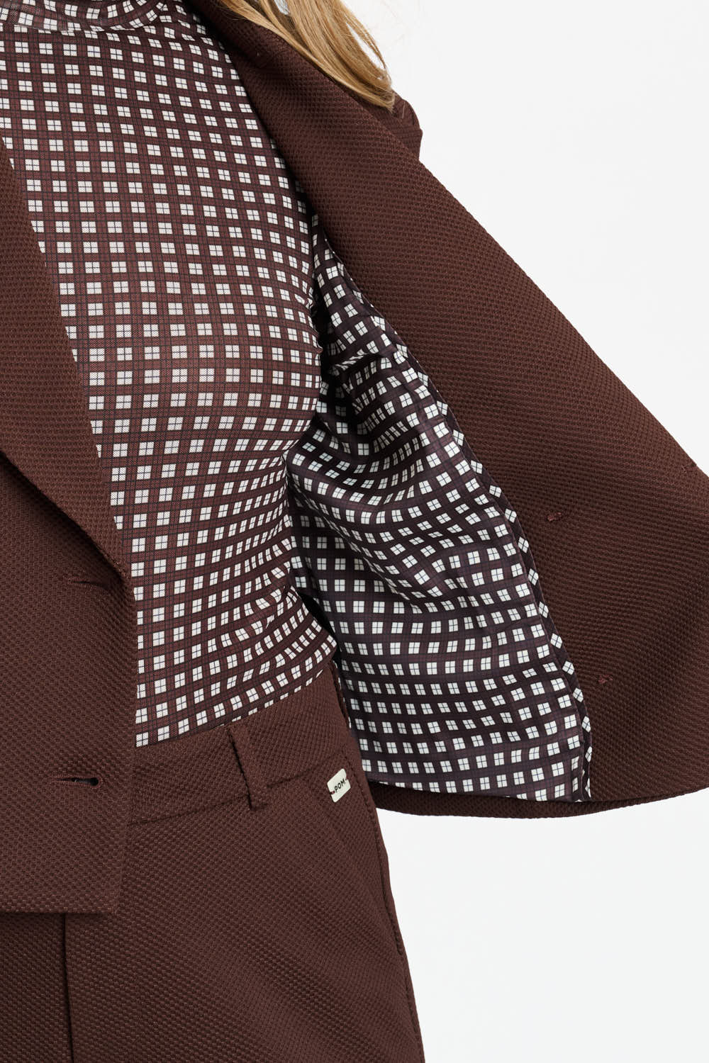POM Amsterdam Blazers BLAZER - Cassie Chocolate Brown