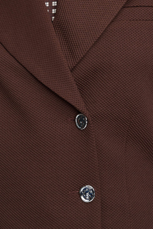 POM Amsterdam Blazers BLAZER - Cassie Chocolate Brown