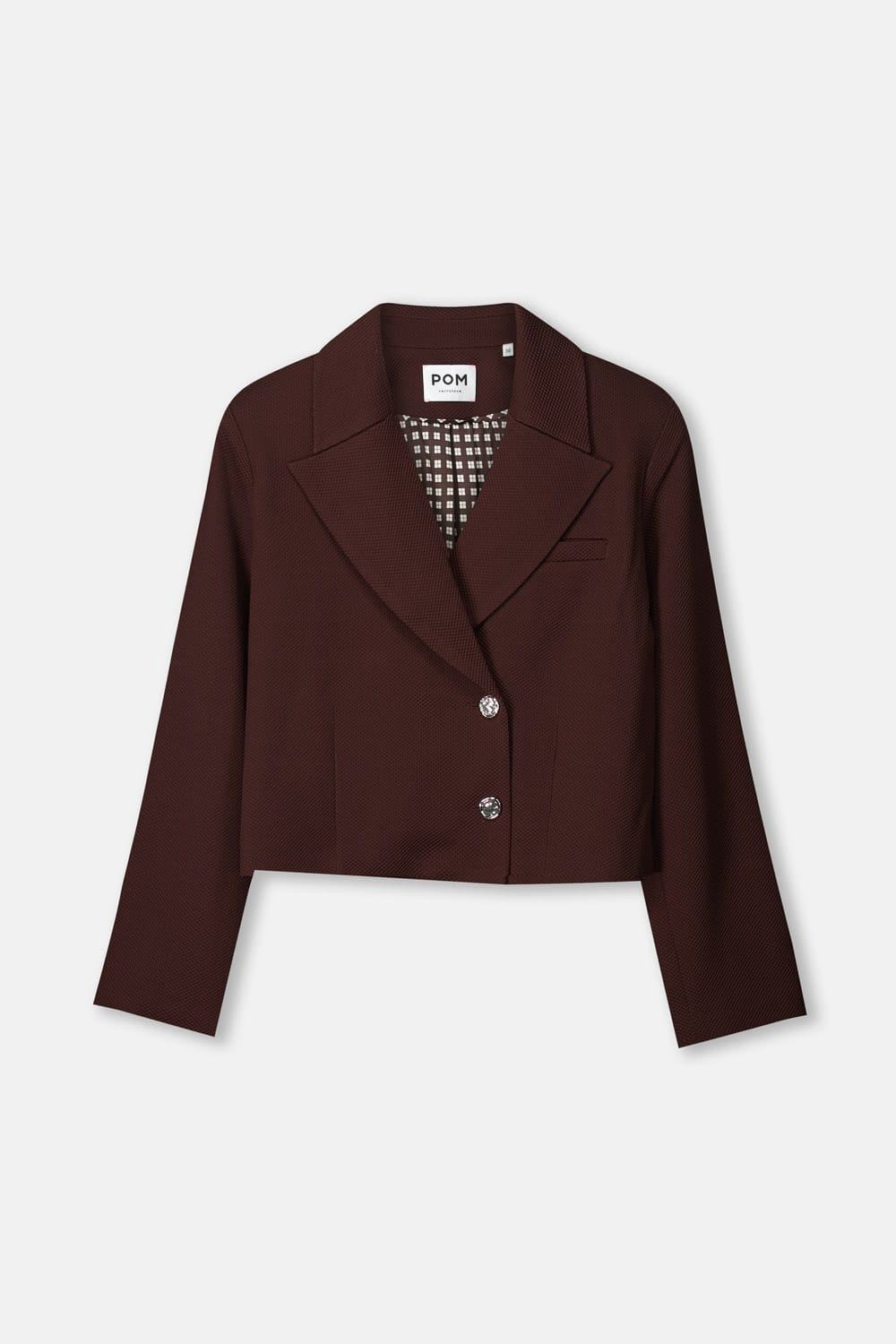 POM Amsterdam Blazers BLAZER - Cassie Chocolate Brown