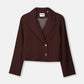 POM Amsterdam Blazers BLAZER - Cassie Chocolate Brown