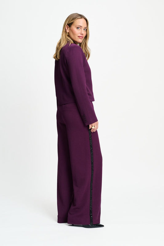 POM Amsterdam Blazers BLAZER - Cassie Dark Plum