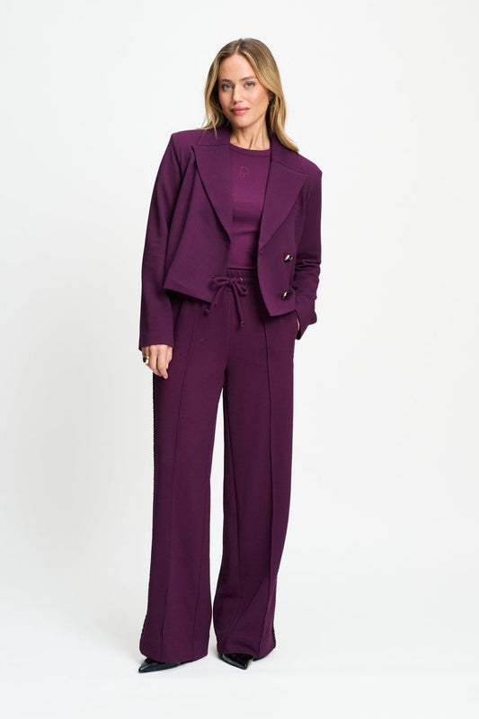 POM Amsterdam Blazers BLAZER - Cassie Dark Plum