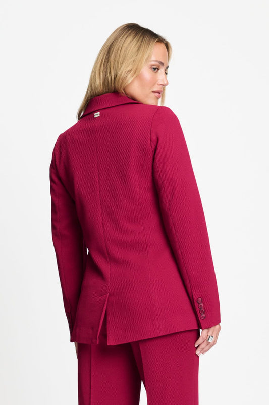 POM Amsterdam Blazers BLAZER - Chloé Burgundy Red
