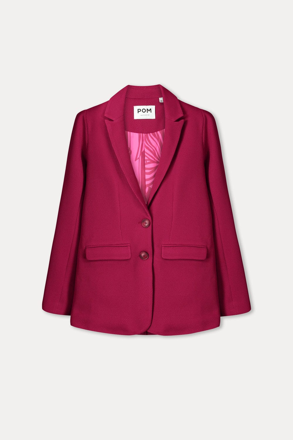 POM Amsterdam Blazers BLAZER - Chloé Burgundy Red