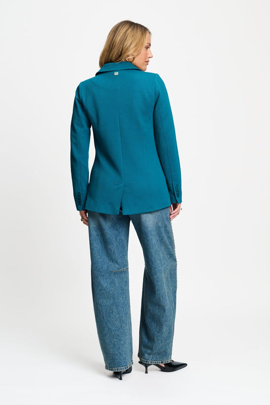 POM Amsterdam Blazers BLAZER - Chloé Teal Green
