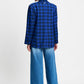 POM Amsterdam Blazers BLAZER - Laurie Check Blue