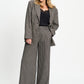 POM Amsterdam Blazers BLAZER - Laurie Check Brown