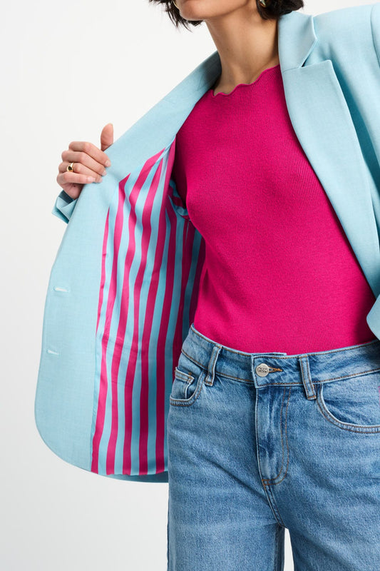 POM Amsterdam Blazers BLAZER - Liz Blue Mist