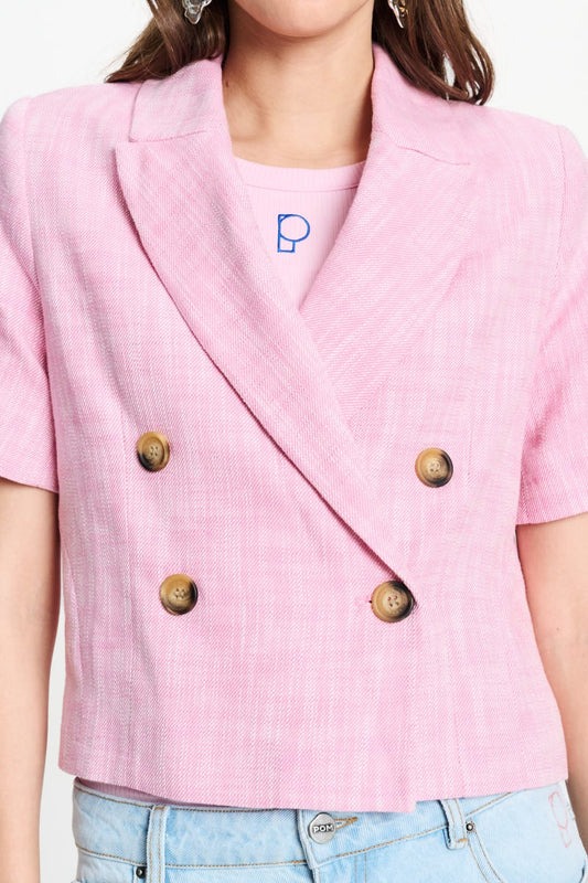 POM Amsterdam Blazers BLAZER - Shell Pink