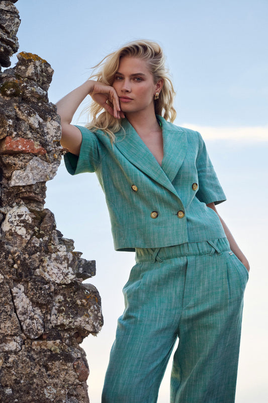 POM Amsterdam Blazers Green / 34 BLAZER - Palm Green