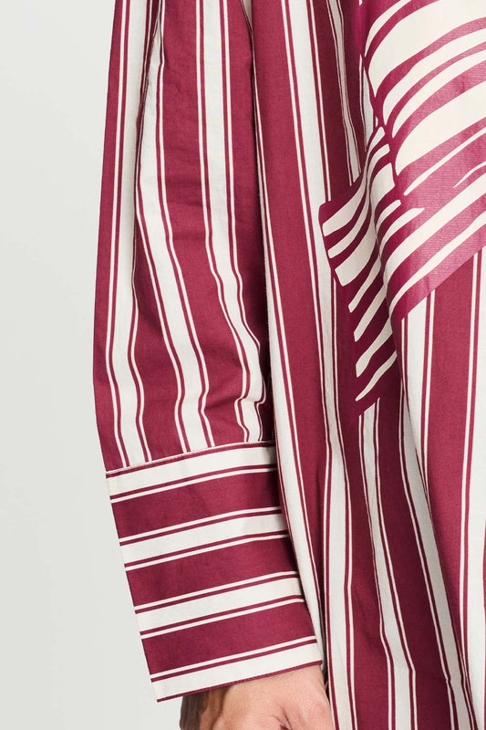 POM Amsterdam Blouses BLOUSE - Beau Ribbon Red