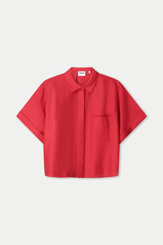 POM Amsterdam Blouses BLOUSE - Bloom Red