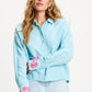 POM Amsterdam Blouses BLOUSE - Blue Sequins Urban Flora