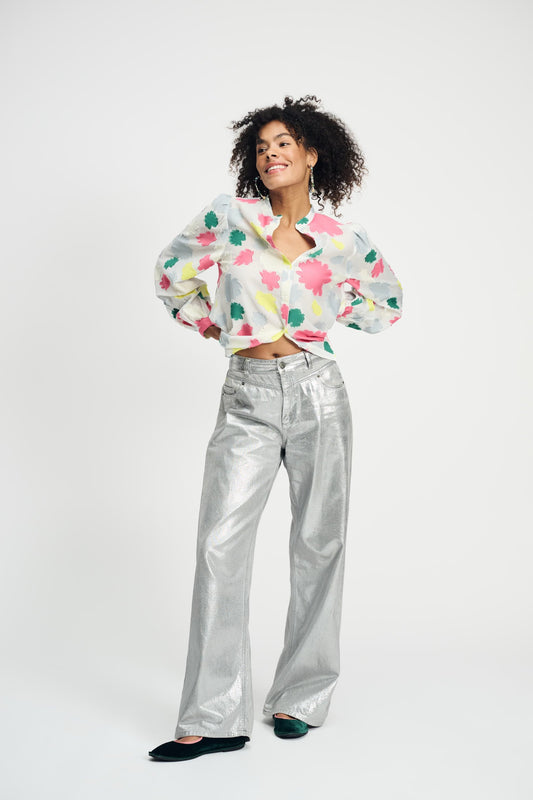 POM Amsterdam Blouses BLOUSE - Bouquet Multi