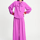 POM Amsterdam Blouses BLOUSE - Bow Frosting Pink