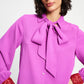 POM Amsterdam Blouses BLOUSE - Bow Frosting Pink