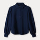 POM Amsterdam Blouses BLOUSE - Bubble Nightfall Blue