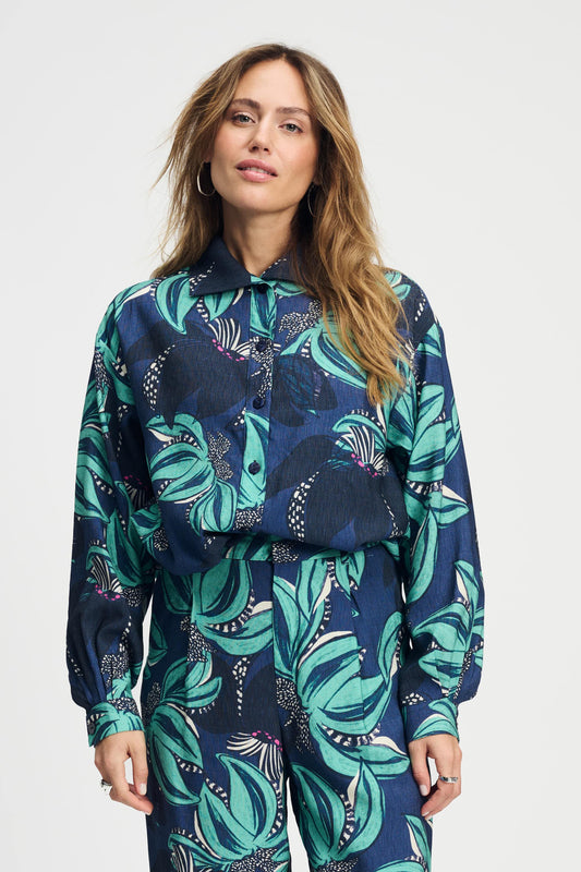 POM Amsterdam Blouses BLOUSE - Delicacy Green