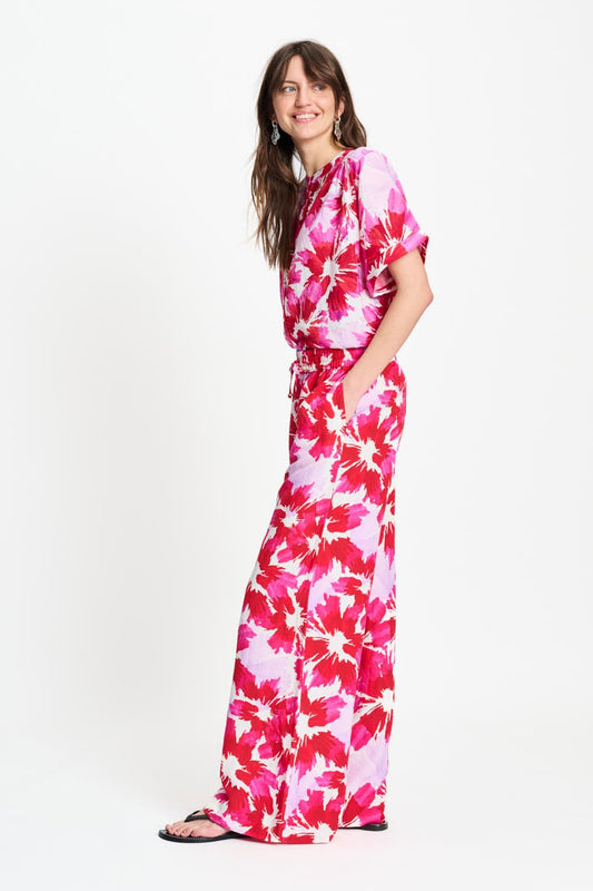 POM Amsterdam Blouses BLOUSE - Fenna Bubble Bloom Lavender