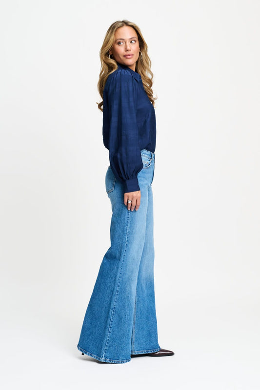 POM Amsterdam Blouses BLOUSE - Ivy Eternal Blue