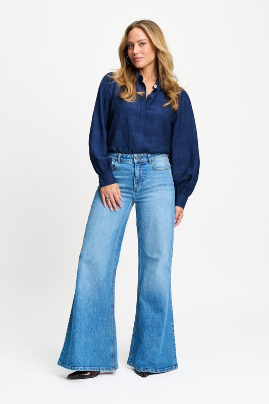 POM Amsterdam Blouses BLOUSE - Ivy Eternal Blue