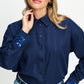 POM Amsterdam Blouses BLOUSE - Lexi Eternal Blue