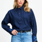 POM Amsterdam Blouses BLOUSE - Lexi Eternal Blue