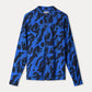 POM Amsterdam Blouses BLOUSE - Mila Animal Eternal Blue