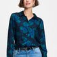 POM Amsterdam Blouses BLOUSE - Mila Bloom Teal Green
