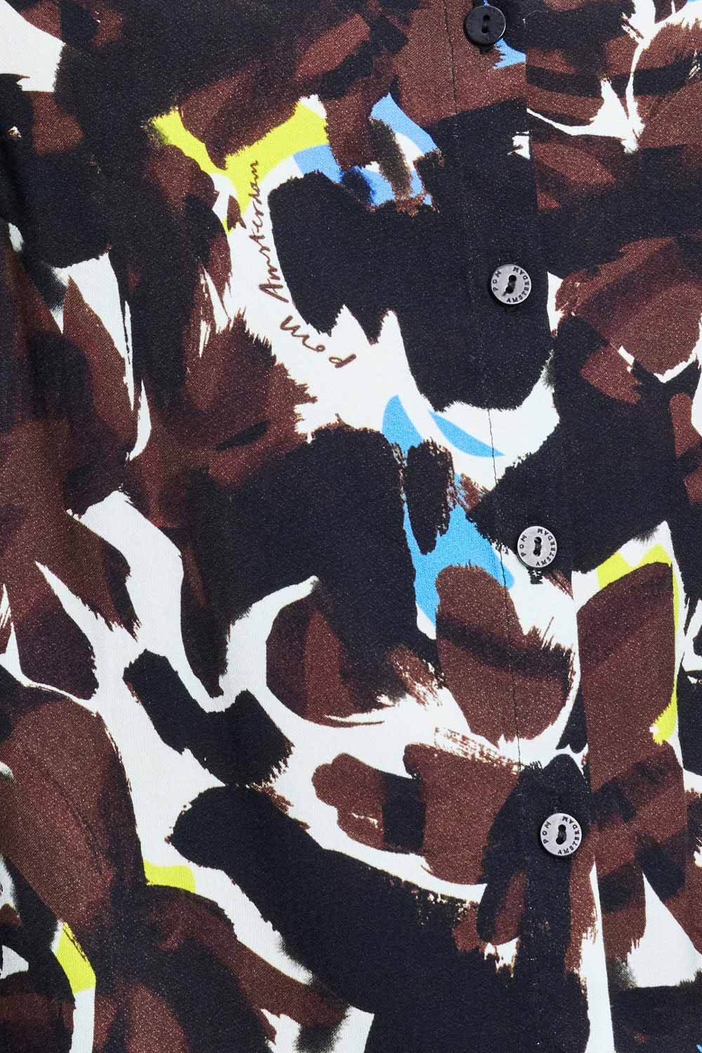 POM Amsterdam Blouses BLOUSE - Mila Bovine Brown