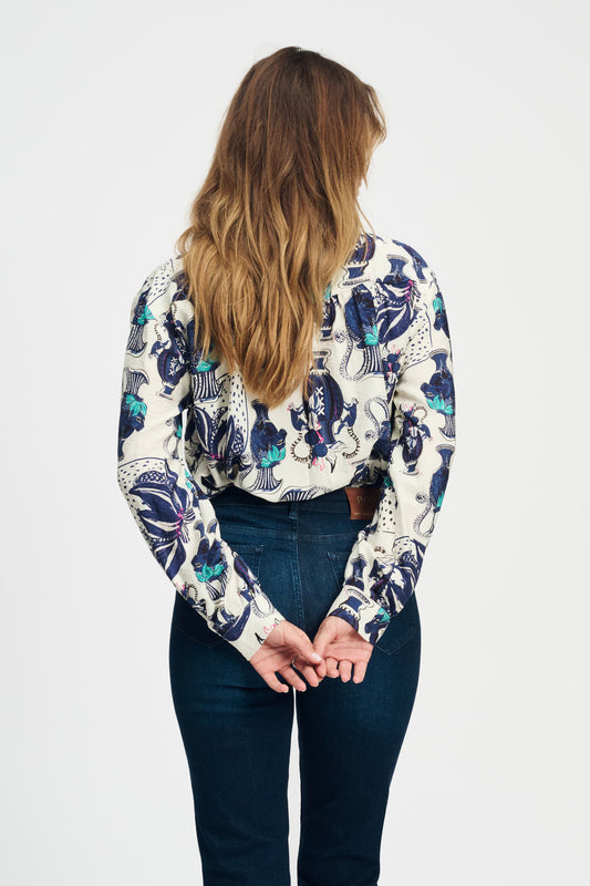 POM Amsterdam Blouses BLOUSE - Milly Vases Cream