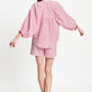 POM Amsterdam Blouses BLOUSE - Seersucker Red White