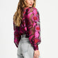 POM Amsterdam Blouses BLOUSE - Splashing Fireworks Organza