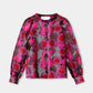 POM Amsterdam Blouses BLOUSE - Splashing Fireworks Organza