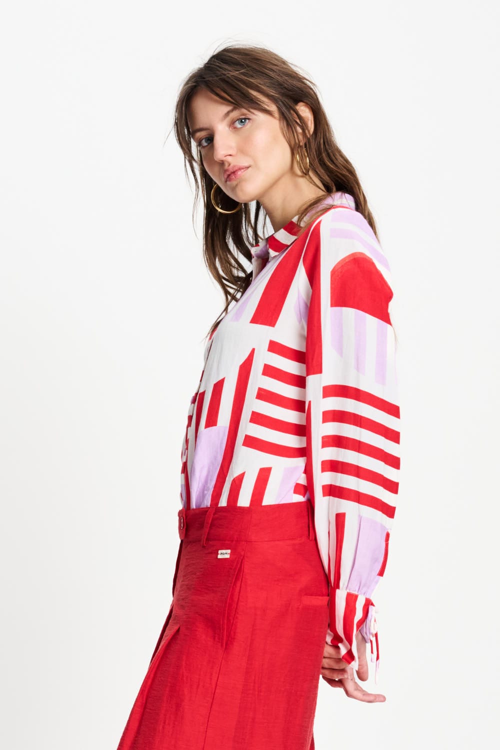 POM Amsterdam Blouses BLOUSE - Sundeck Linen