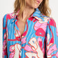 POM Amsterdam Blouses BLOUSE - Urban Flora Stripe