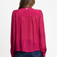 POM Amsterdam Blouses BLOUSE - Valerie Burgundy Red